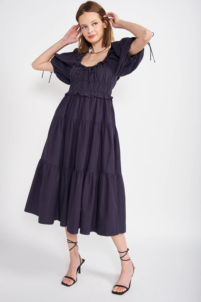 En Saison Brielle Midi Dress – Cinnamon Boutique